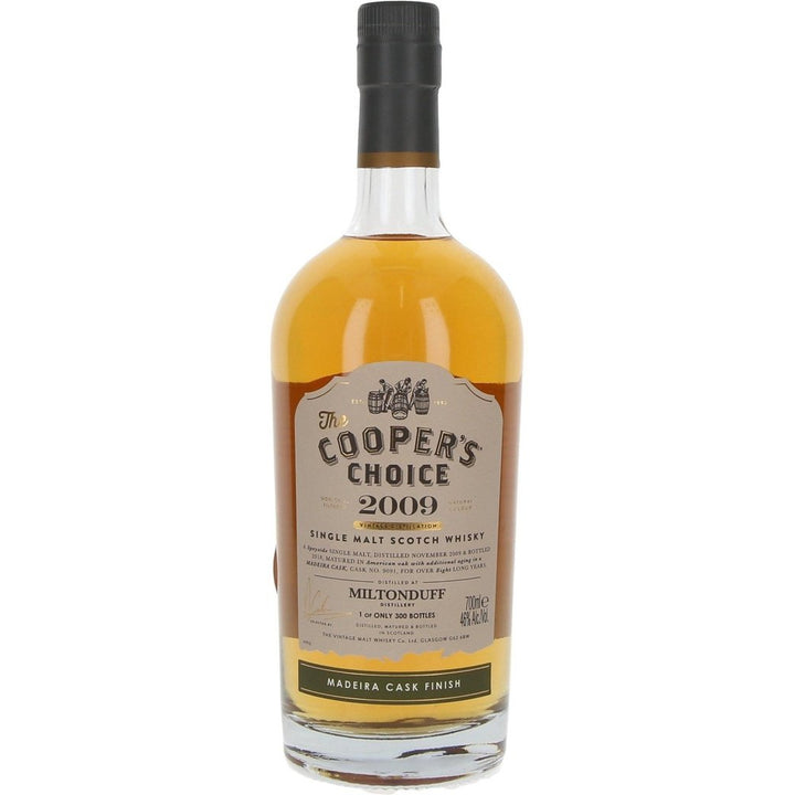 Miltonduff 8 Year Old 2009 (cask 9091) The Cooper's Choice - 70cl 46% - The Really Good Whisky Company