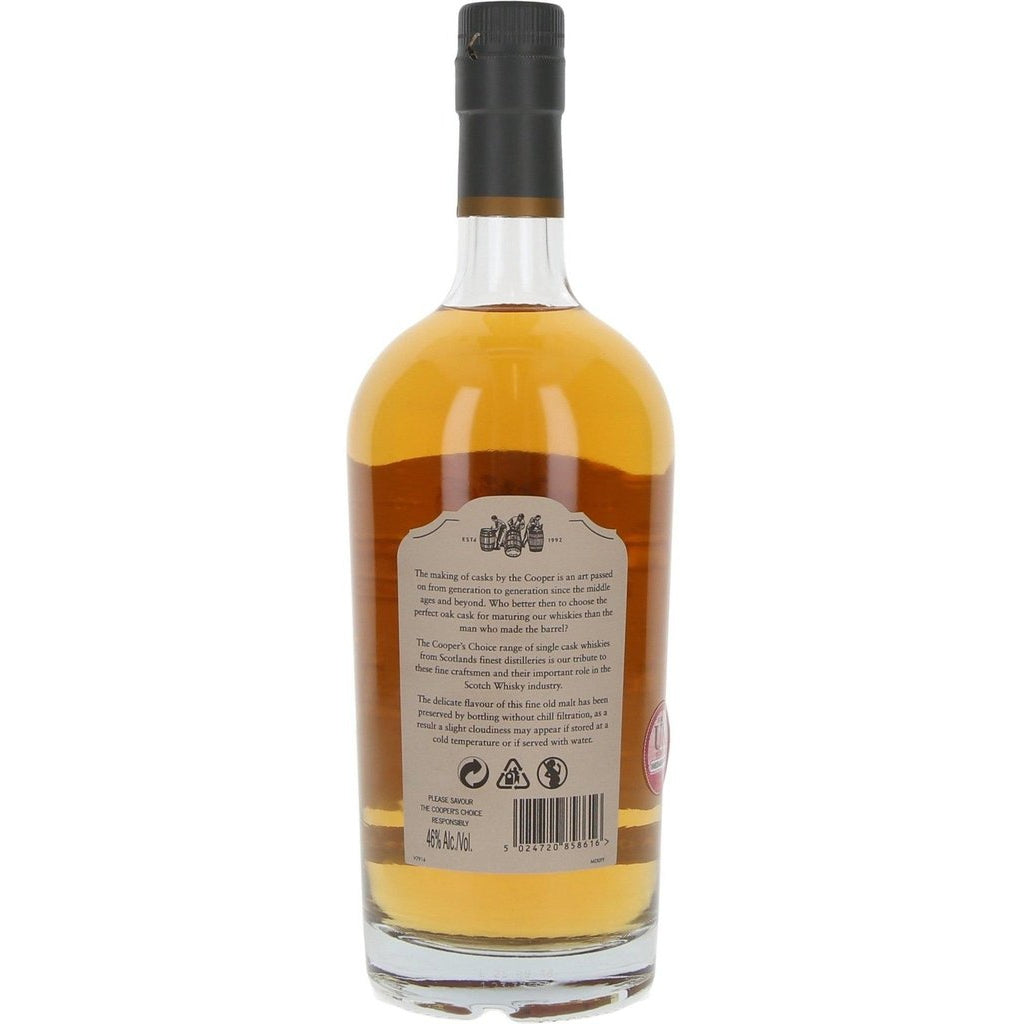 Miltonduff 8 Year Old 2009 (cask 9091) The Cooper's Choice - 70cl 46% - The Really Good Whisky Company