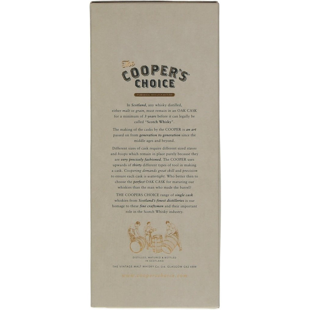 Miltonduff 8 Year Old 2009 (cask 9091) The Cooper's Choice - 70cl 46% - The Really Good Whisky Company