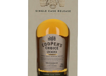 Miltonduff 8 Year Old 2009 (cask 9091) The Cooper's Choice - 70cl 46% - The Really Good Whisky Company