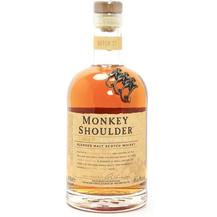 Monkey Shoulder Blended Malt Scotch Whisky - 70cl 40% - The Really Good Whisky Company