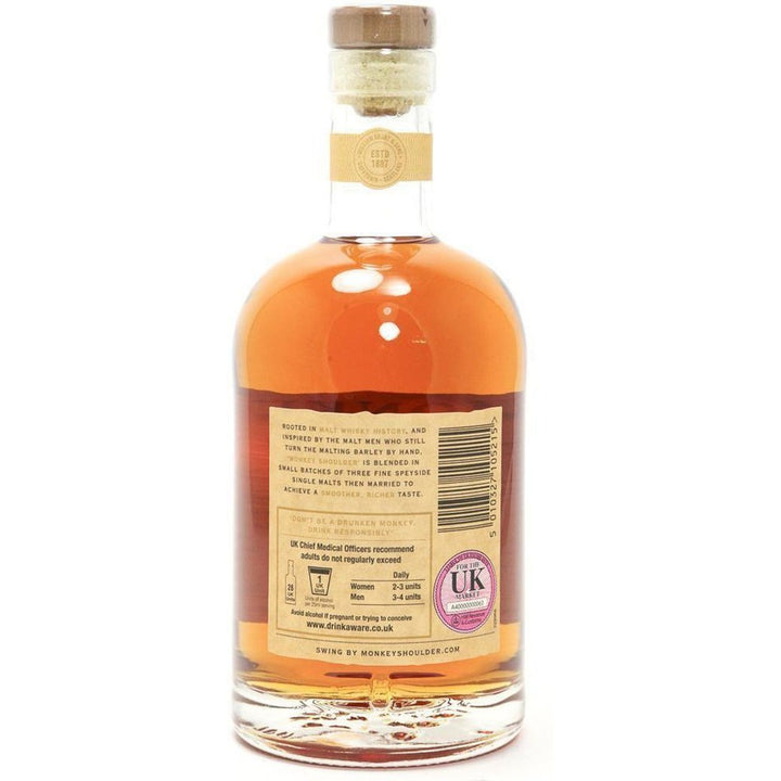 Monkey Shoulder Blended Malt Scotch Whisky - 70cl 40% - The Really Good Whisky Company