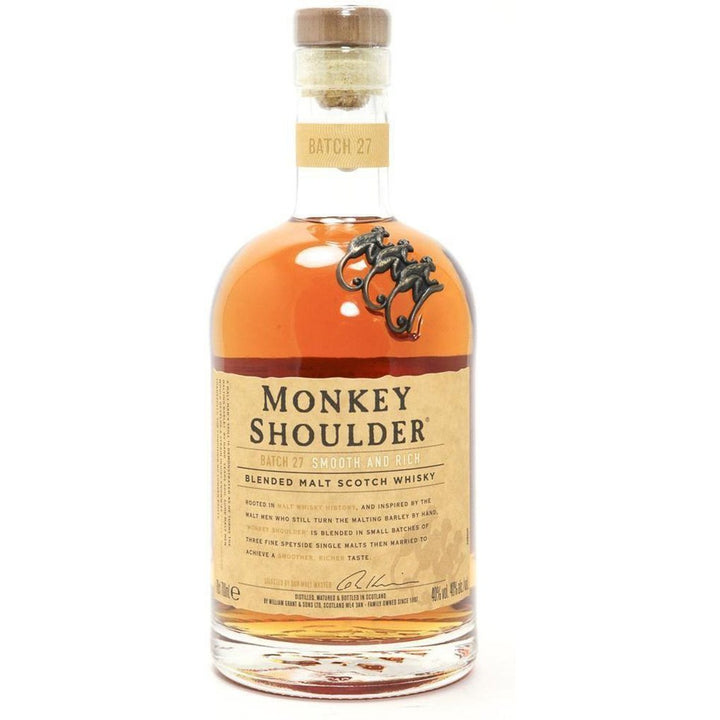 Monkey Shoulder Blended Malt Scotch Whisky - 70cl 40% - The Really Good Whisky Company