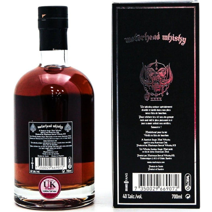 Motörhead Mackmyra Whisky - 70cl 40%