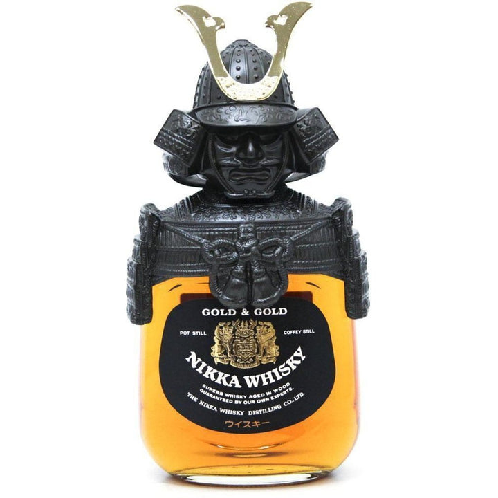 Nikka Gold and Gold Samurai Edition Metal Version - 75cl 43% - The Really Good Whisky Company