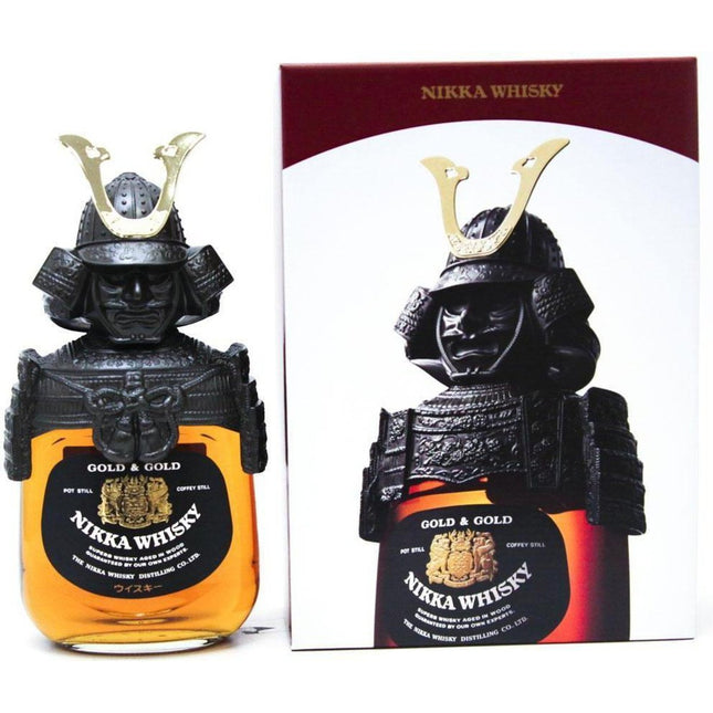 Nikka Gold and Gold Samurai Edition Metal Version - 75cl 43% - The Really Good Whisky Company