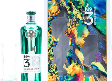 No. 3 London Dry Gin with High Ball Glass The Art Of Perfection - 70cl 46%