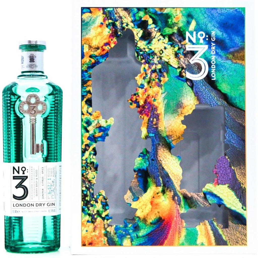 No. 3 London Dry Gin with High Ball Glass The Art Of Perfection - 70cl 46%