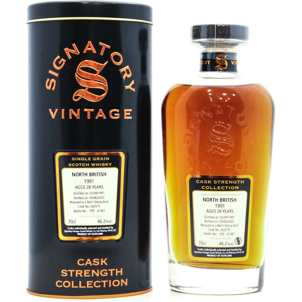 North British 1991 28 Year Old Signatory Vintage - 70cl 46.2%