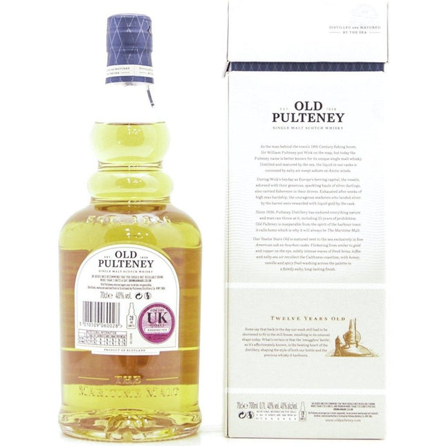 Old Pulteney 12 Year Old - 70cl 40% - The Really Good Whisky Company