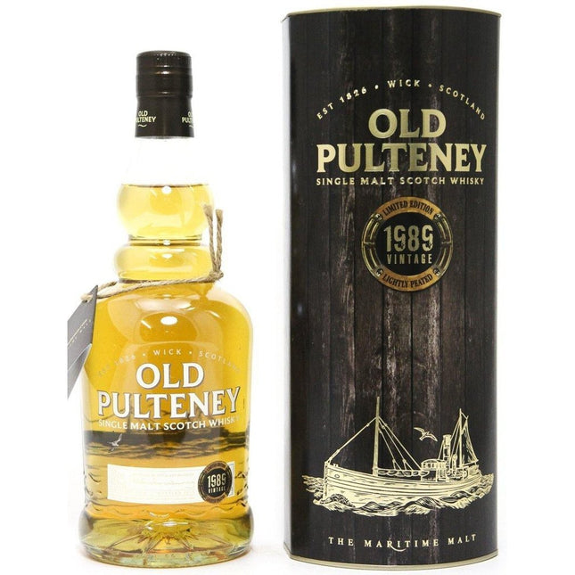 Old Pulteney 1989 Vintage Lightly Peated - 26 Year Old - 70cl 46% - The Really Good Whisky Company