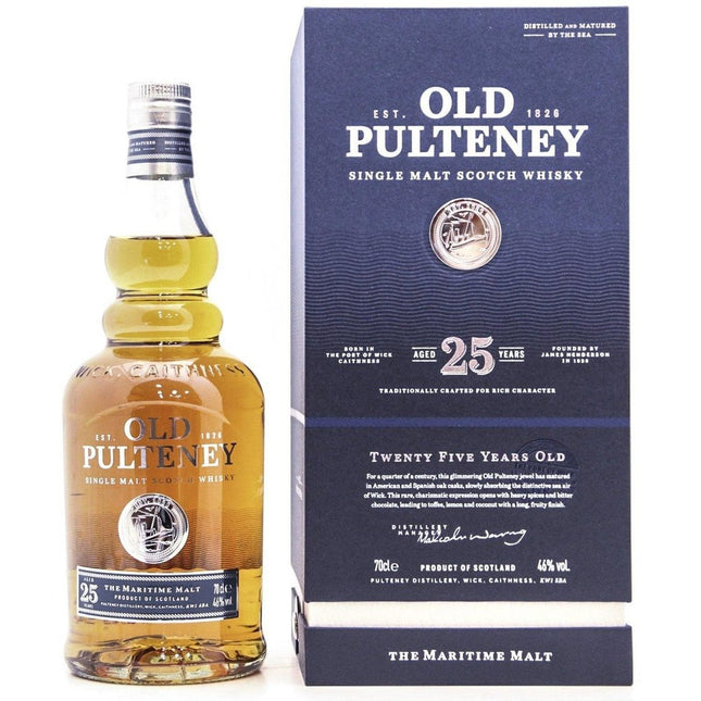 Old Pulteney 25 Year Old - 70cl 46% - The Really Good Whisky Company