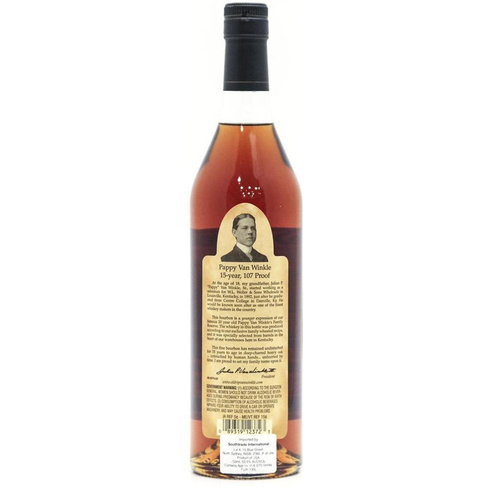 Pappy Van Winkle's Family Reserve Bourbon 15 Year Old 75cl, 53.5% - The Really Good Whisky Company