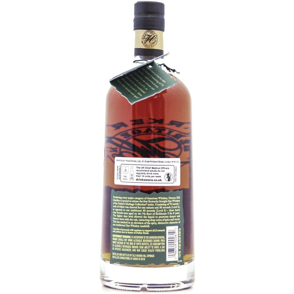 Parker’s Heritage Collection 8 Year Old Heavy Char Rye 13th Edition - 70cl 52.5%
