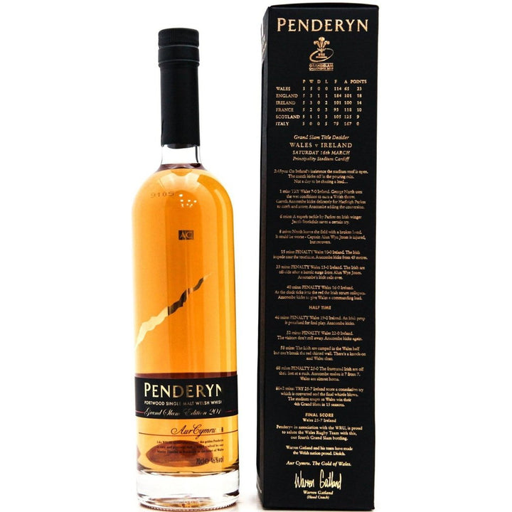 Penderyn Grand Slam 2019 Portwood Single Malt - 70cl 46%