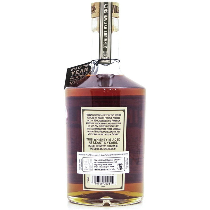 Pikesville Rye Whiskey - 75cl 55%