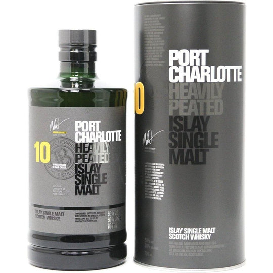 Port Charlotte heavily peated 10 Year Old - 70cl 50%