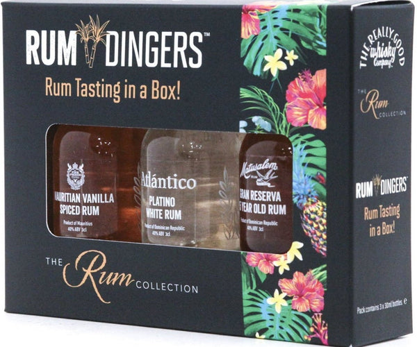 Premium Rum Discovery Tasting (3 Company x cl) Rum Set/Gift 3 Collecti Whisky Really Good Kit The The –