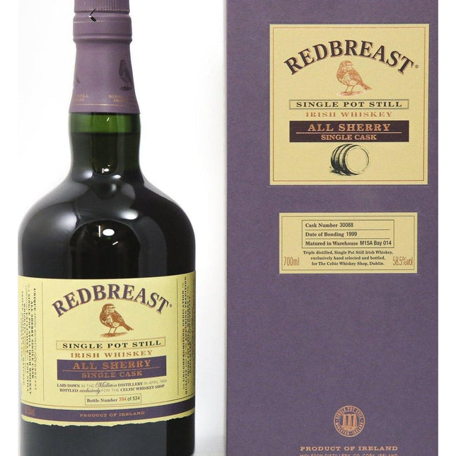 Red Breast 1999 Single Pot Still All Sherry - Celtic Whiskey Version - The Really Good Whisky Company