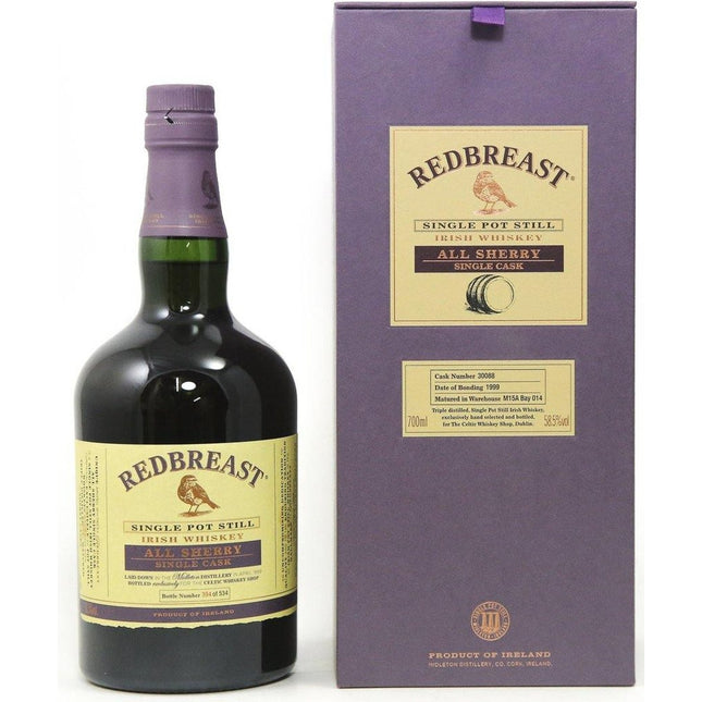 Red Breast 1999 Single Pot Still All Sherry - Celtic Whiskey Version - The Really Good Whisky Company