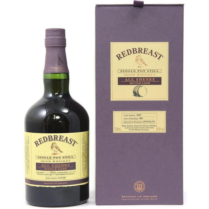 Redbreast 1999 Single Pot Still All Sherry - Whisky Exchange Version - 70cl 59.9% - The Really Good Whisky Company