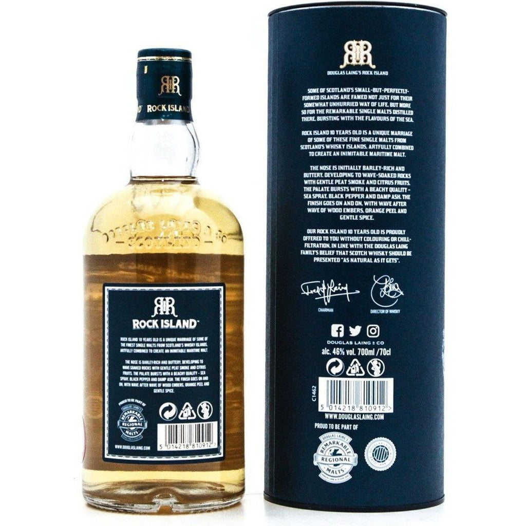 Rock Island 10 Year Old Blended Malt Whisky - 70cl 46% - The Really Good Whisky Company