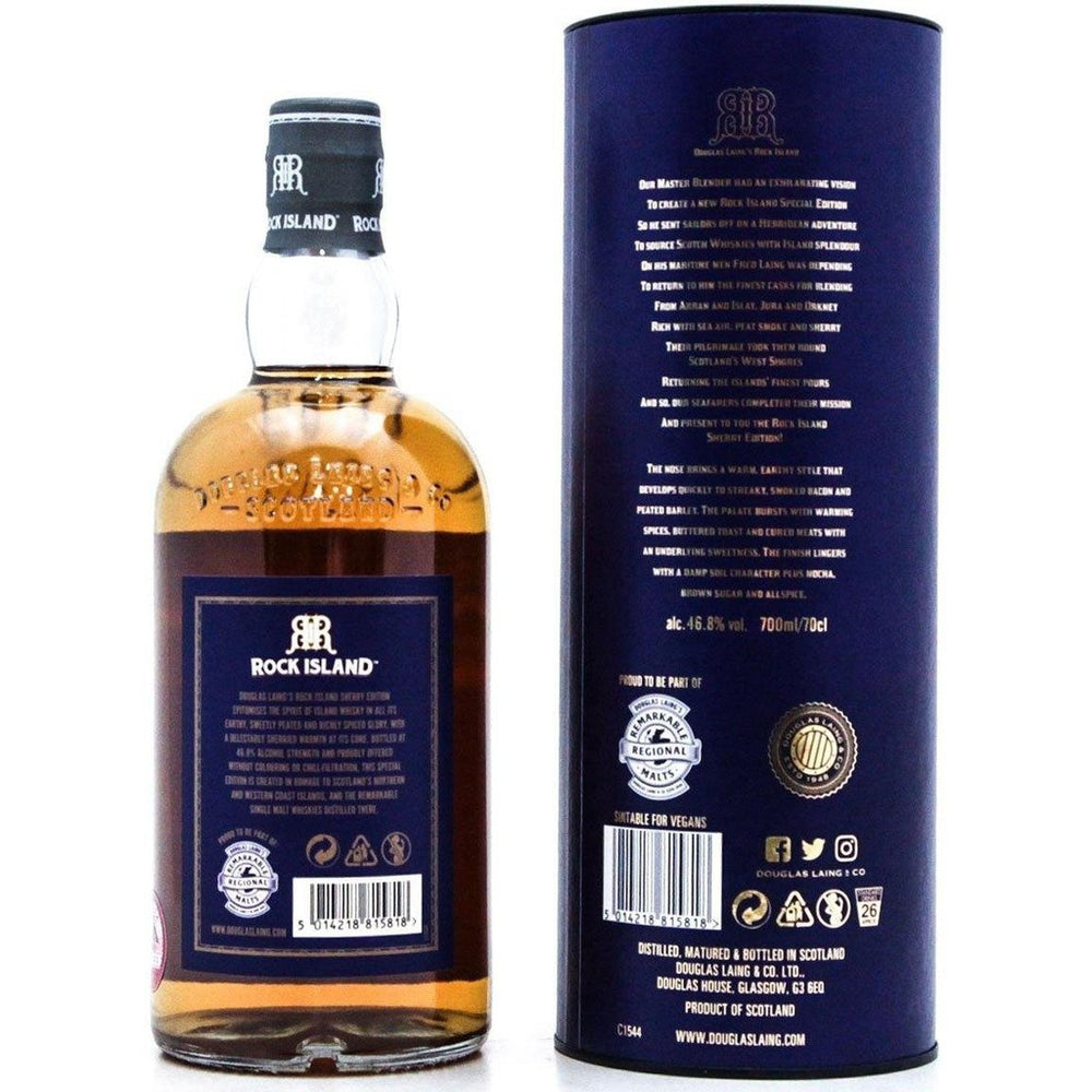 Rock Island Sherry Cask Blended Malt Whisky - 70cl 46.8% - The Really Good Whisky Company