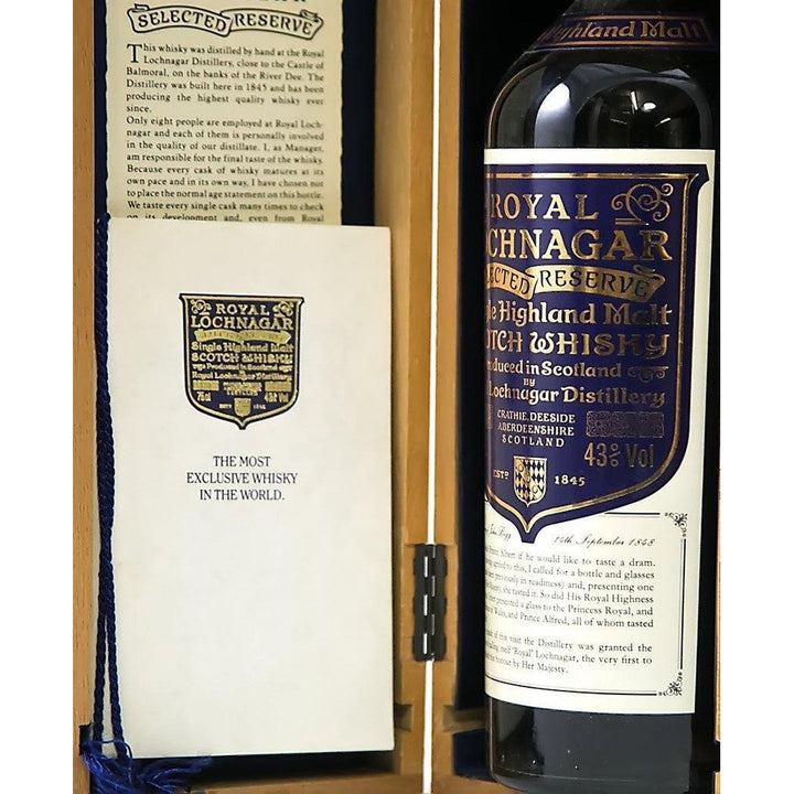 Royal Lochnager Selected Reserve Whisky in Wooden Presentation Box - The Really Good Whisky Company