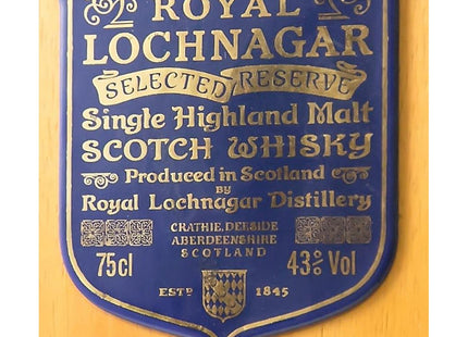 Royal Lochnager Selected Reserve Whisky in Wooden Presentation Box - The Really Good Whisky Company