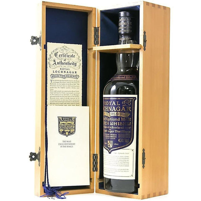 Royal Lochnager Selected Reserve Whisky in Wooden Presentation Box - The Really Good Whisky Company