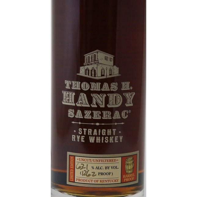 Sazerac Thomas Handy 2016 release - 63.1% ABV Whisky - The Really Good Whisky Company