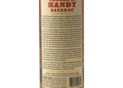 Sazerac Thomas Handy 2016 release - 63.1% ABV Whisky - The Really Good Whisky Company