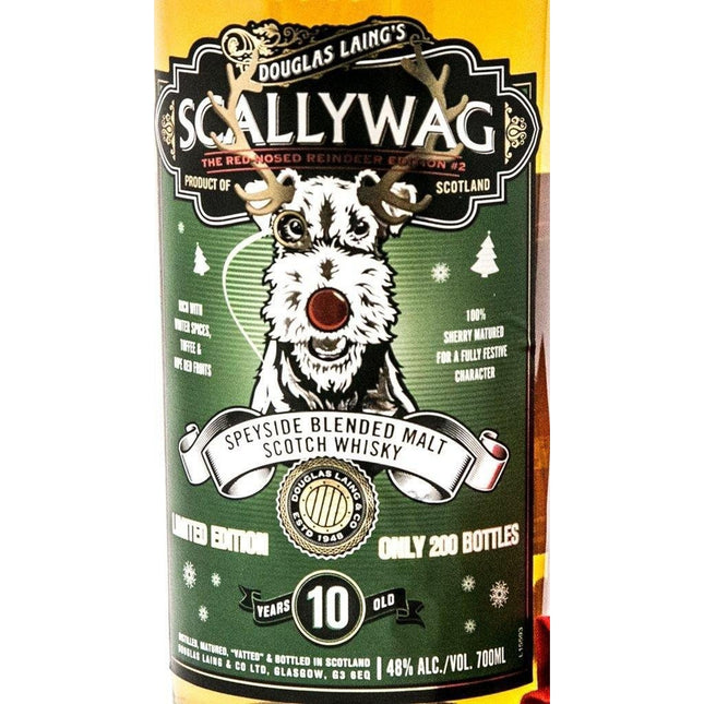 Scally Wag - Red Nosed Reindeer No. 2 Edition - 10 Year Old Whisky - The Really Good Whisky Company