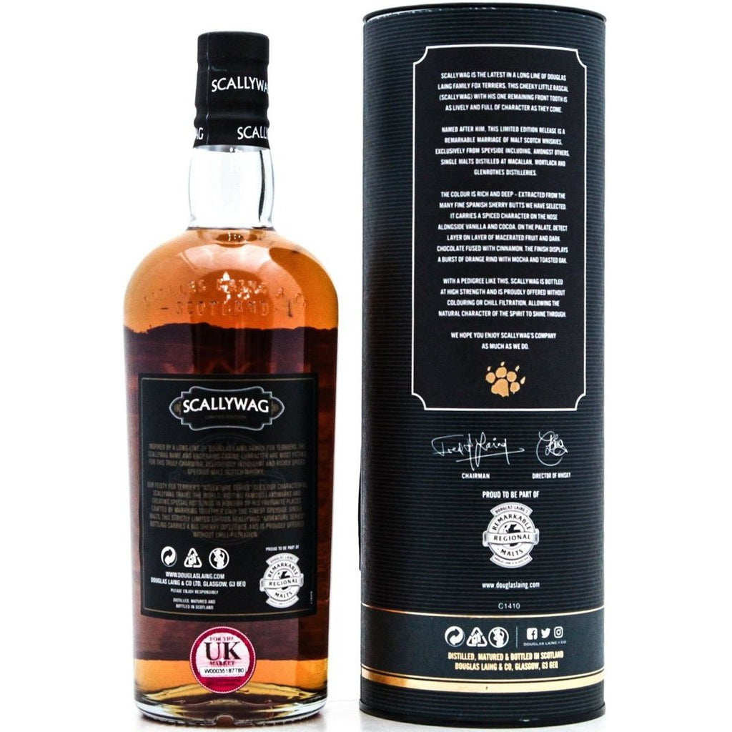 Scallywag Speyside Blended Malt Munro Baggers UK Edition - 70cl 48%