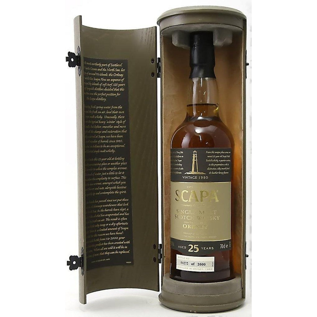 Scapa 1980 25 Year Old Whisky - The Really Good Whisky Company