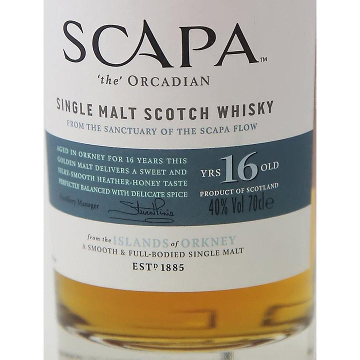 Scapa The Orcadian 16 Year Old Whisky - 70cl 40% - The Really Good Whisky Company