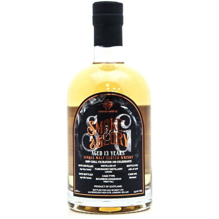 Smoke & Glory 2007 Ledaig Cask 800022  Single Malt Whisky - 70cl 53%