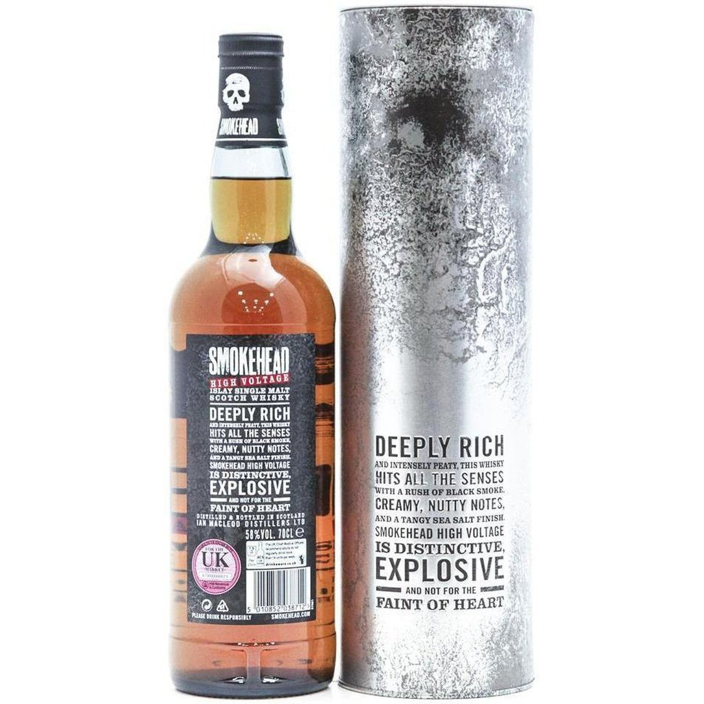 Smokehead High Voltage Single Malt whisky - 70cl 58% - The Really Good Whisky Company