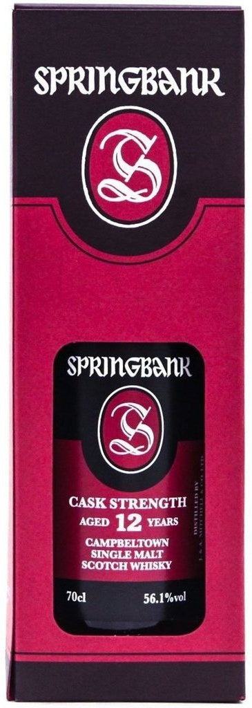 Springbank 12 Year Old Cask Strength Batch 21 - 70cl 56.1%