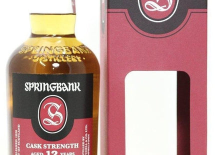 Springbank 12 Year Old Cask Strength Single Malt Whisky 57.1% - The Really Good Whisky Company