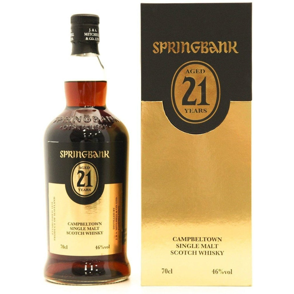 Springbank 21 Year Old Single Malt 2020 Release - 70cl 46% - The Really Good Whisky Company