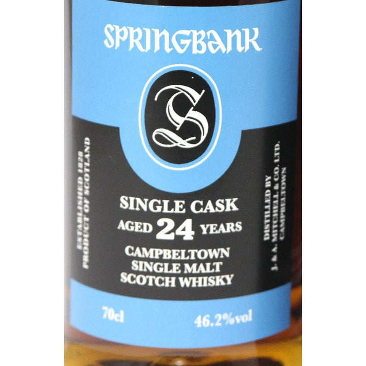 Springbank 24 Year Old Single Malt Scotch Whisky 2019 Release Distilled 1994 - The Really Good Whisky Company