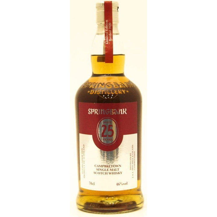 Springbank 25 Year Old Single Malt Scotch Whisky 2019 - The Really Good Whisky Company