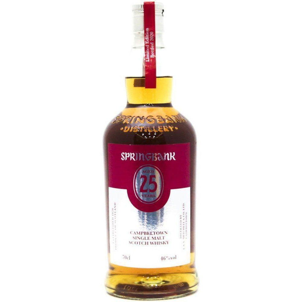 Springbank 25 Year Old Single Malt Whisky 2020 Bottling - 70cl 46% - The Really Good Whisky Company