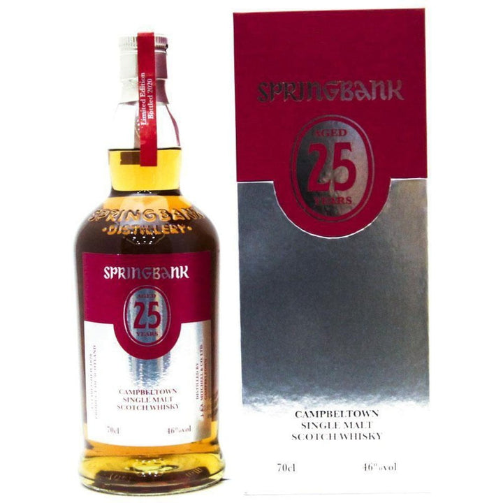 Springbank 25 Year Old Single Malt Whisky 2020 Bottling - 70cl 46% - The Really Good Whisky Company