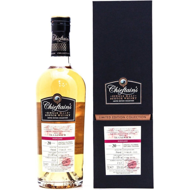 Teaninich 20 Year Old 1999 Chieftain's (Ian Macleod) - 70cl 55%