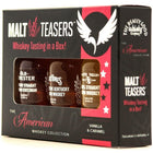 The American Whiskey Tasting Pack with Online Video Link - 3 Malt Teasers - 3 X 3cl 42% - The Really Good Whisky Company