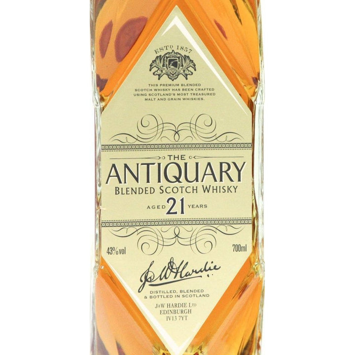 The Antiquary 21 Year Old Blended Scotch Whisky - 70cl 43% - The Really Good Whisky Company