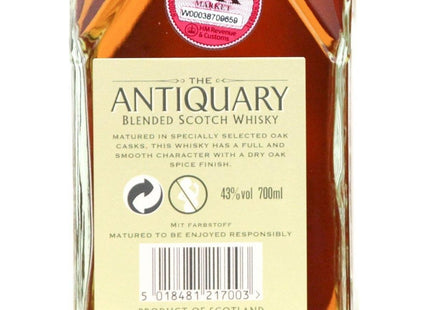 The Antiquary 21 Year Old Blended Scotch Whisky - 70cl 43% - The Really Good Whisky Company