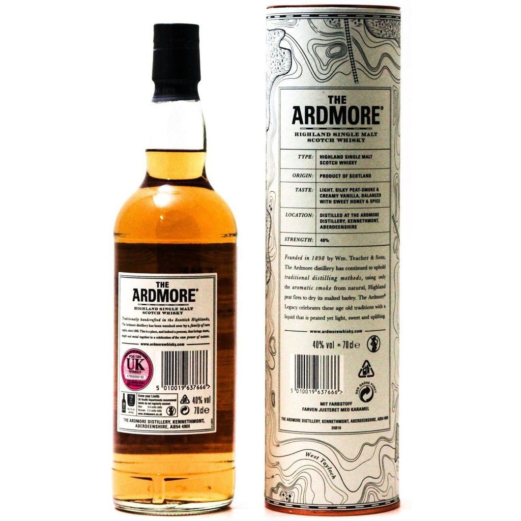 The Ardmore Legacy Single Malt Scotch Whisky - 70cl 40%